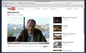 Youtube ähnliche Webseite mit Video